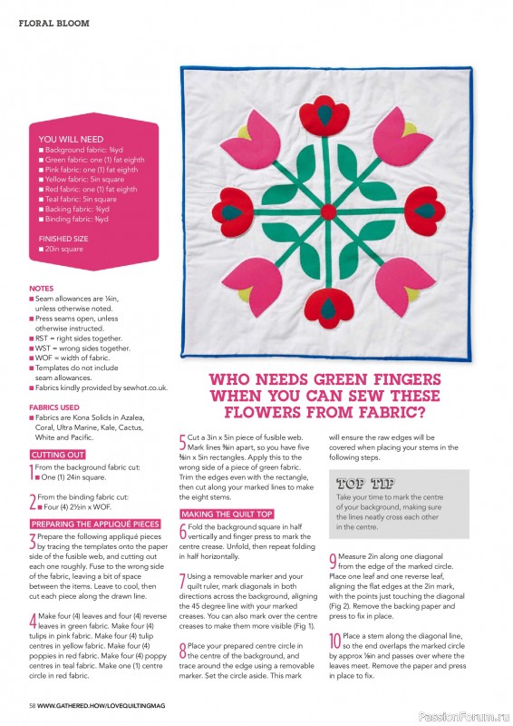 Коллекция проектов для рукодельниц в журнале &laquo;Love Patchwork & Quilting №159 2026&raquo;