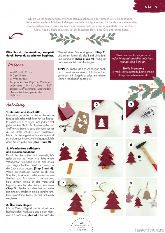 Коллекция проектов для рукодельниц в журнале «Patchwork Magazin Spezial №55 2026»