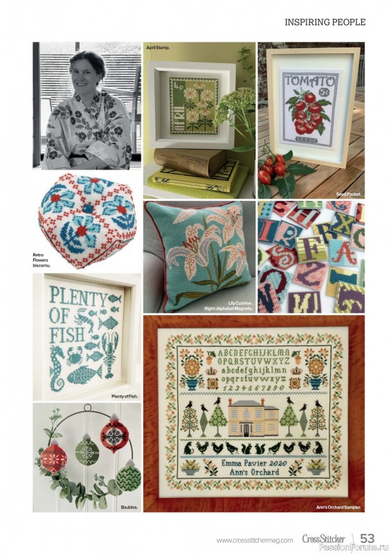 Коллекция вышивки в журнале «CrossStitcher №427 2025»