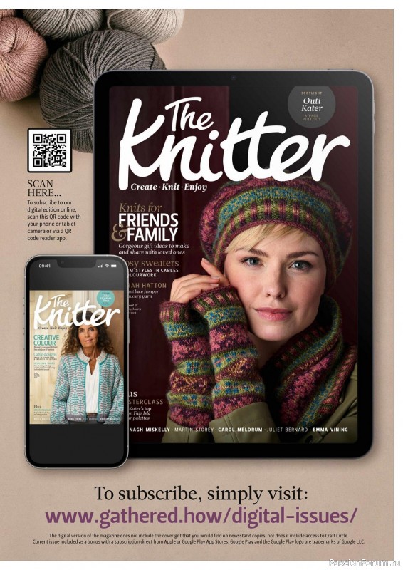 Вязаные модели спицами в журнале «The Knitter №183 2022»