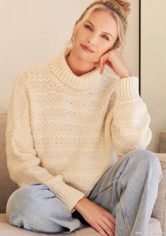 Вязаные модели в журнале «Burda Stricken №1 2023»