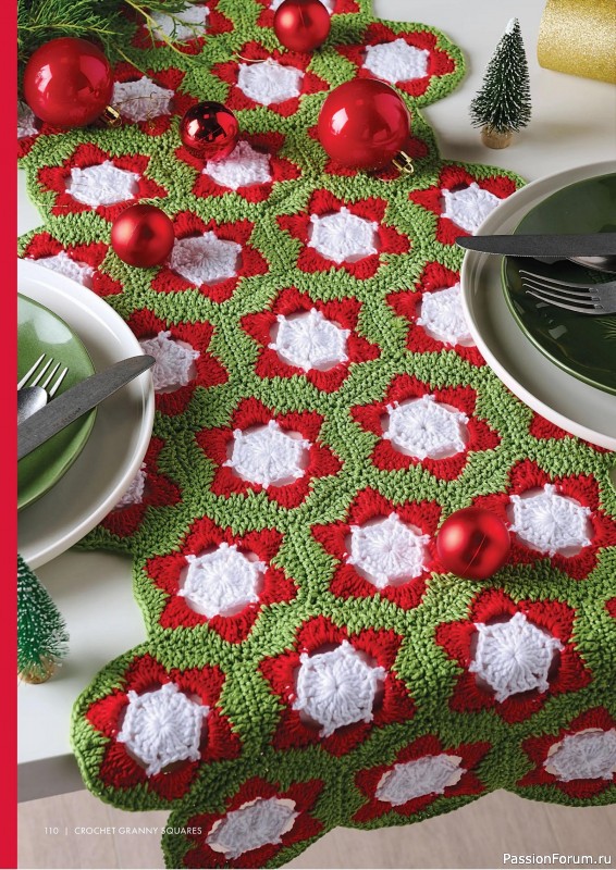 Вязаные проекты крючком в журнале «Crochet Granny Squares - 1st Edition 2025»