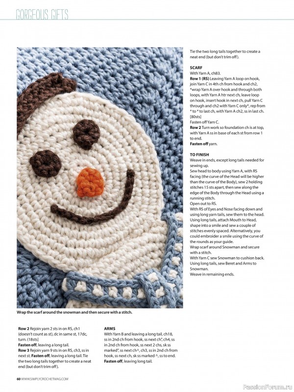 Вязаные проекты крючком в журнале «Your Crochet Christmas - 2025»