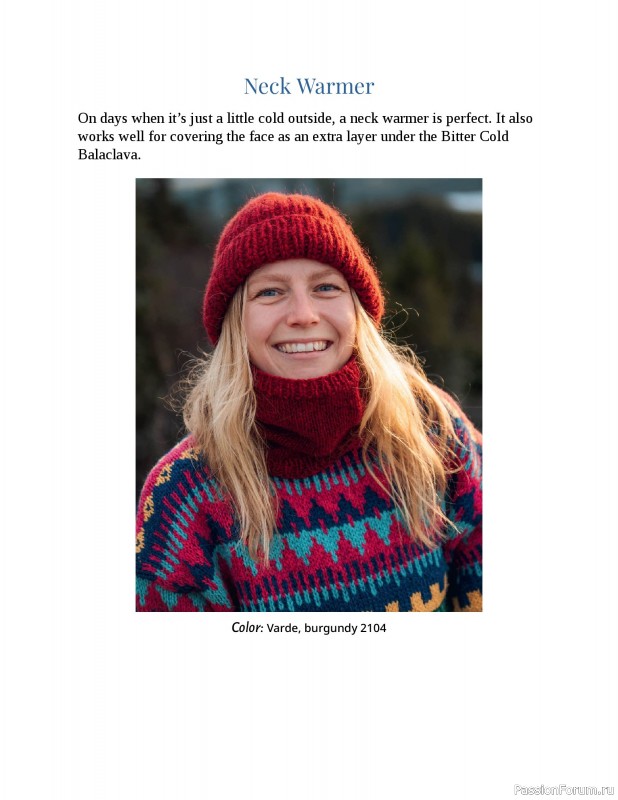 Вязаные проекты в книге «Happy Nordic Knits». Продолжение