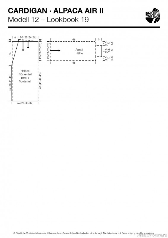Вязаные проекты в журнале « Lana Grossa LookBook № 19 2025»