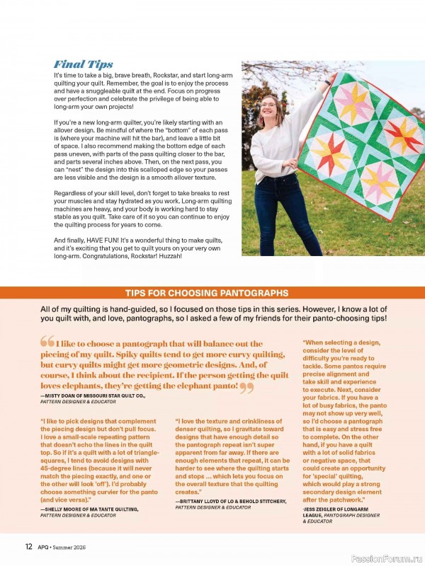 Коллекция проектов для рукодельниц в журнале &laquo;American Patchwork & Quilting №200 2026&raquo;