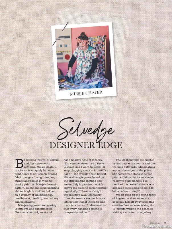 Коллекция проектов для рукодельниц в журнале &laquo;Australian Homespun №230 2026&raquo;