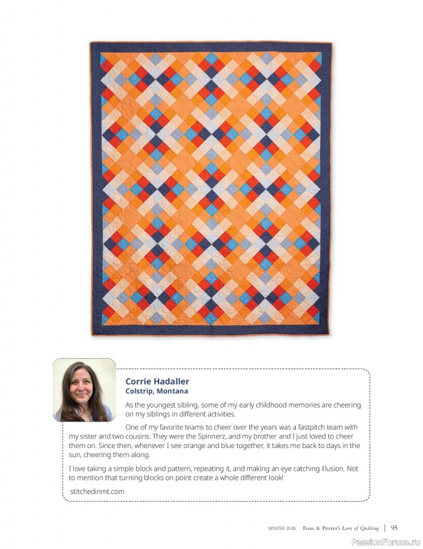 Коллекция проектов для рукодельниц в журнале «Fons & Porter's Love of Quilting - Winter 2026»