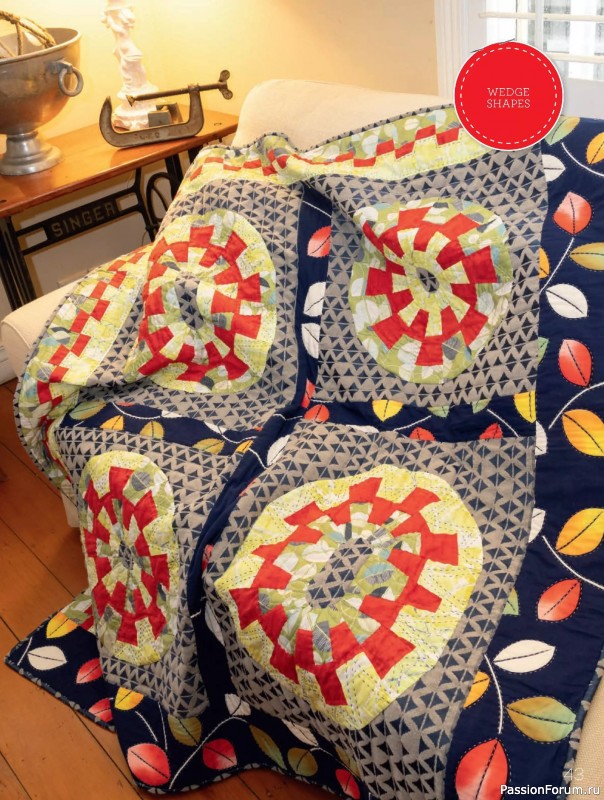 Коллекция проектов для рукодельниц в журнале «Quilters Companion №136 2025»