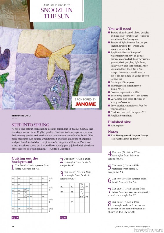 Коллекция проектов для рукодельниц в журнале &laquo;Todays Quilter №138 2026&raquo;