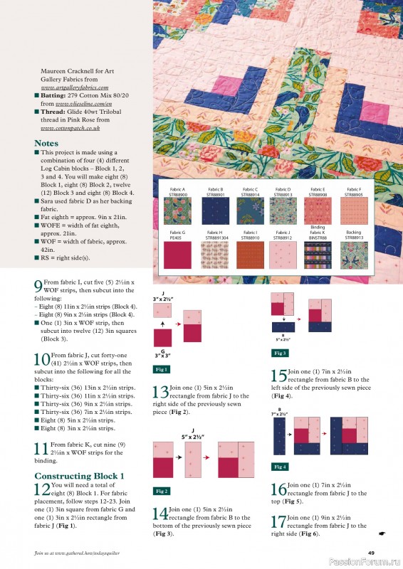 Коллекция проектов для рукодельниц в журнале &laquo;Todays Quilter №138 2026&raquo;