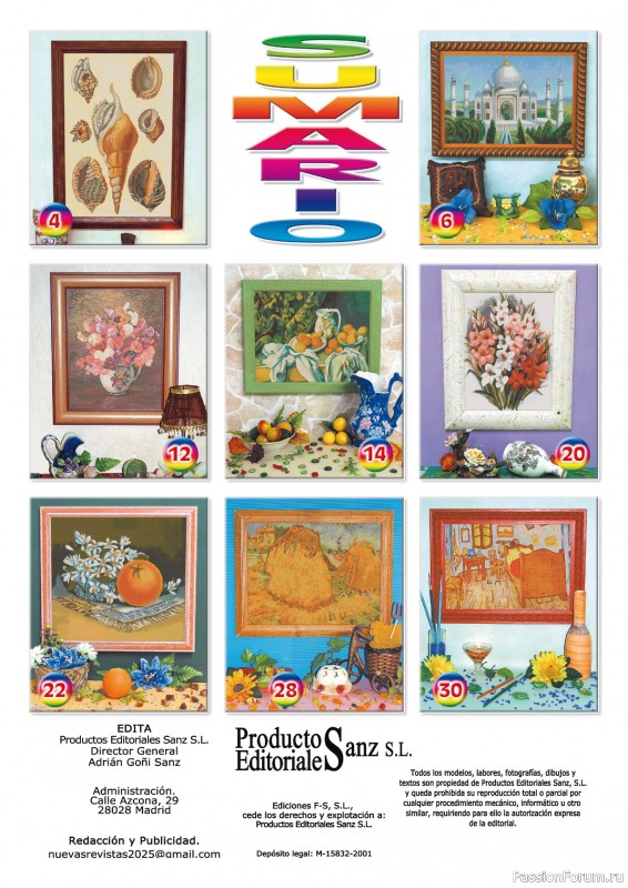 Коллекция вышивки в журнале «Coleccion Punto de Cruz №4 2026»