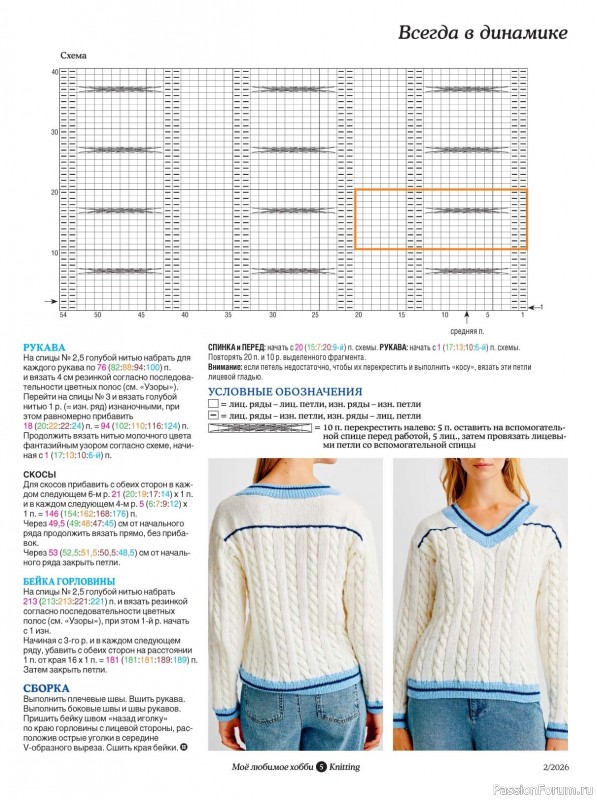 Вязаные модели в журнале &laquo;Knitting. Вязание №2 2026&raquo;