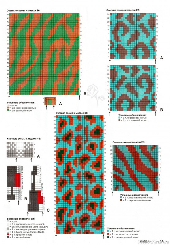 Вязаные модели в журнале «Verena №4 2021»