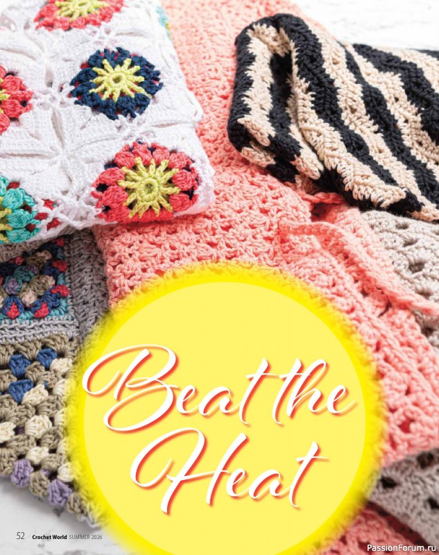 Вязаные проекты крючком в журнале &laquo;Crochet World - Summer 2026&raquo;