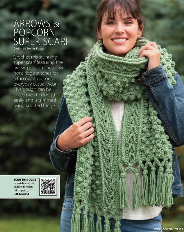 Вязаные проекты крючком в журнале «Crochet World - Winter 2023»