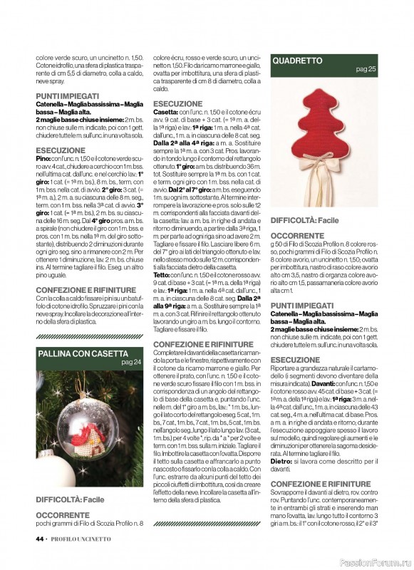 Вязаные проекты крючком в журнале «Profilo Uncinetto Speciale №6 2025»