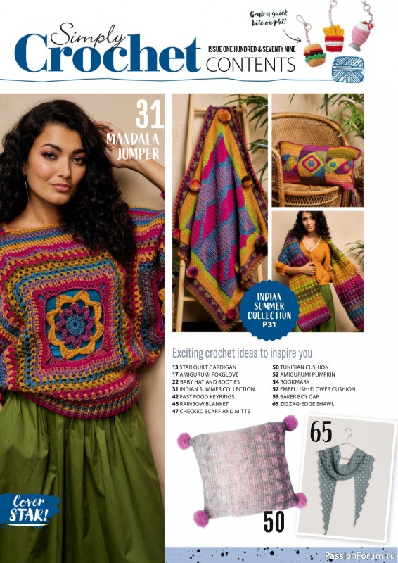 Вязаные проекты крючком в журнале «Simply Crochet №179 2026»