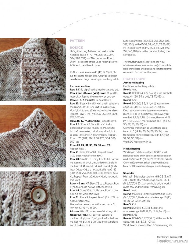 Вязаные проекты спицами в журнале «Homespun Knitting №3 2022»