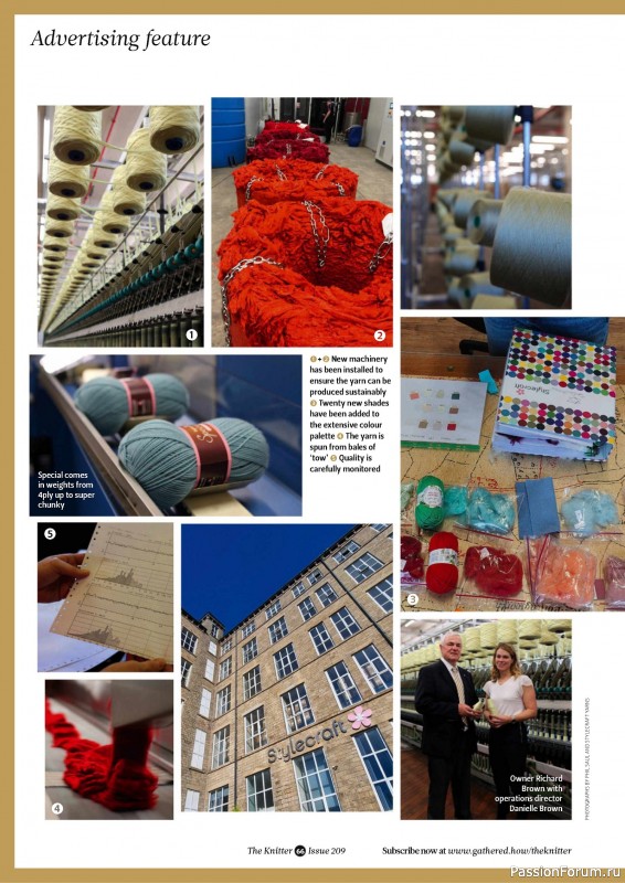 Вязаные проекты спицами в журнале «The Knitter №209 2024»