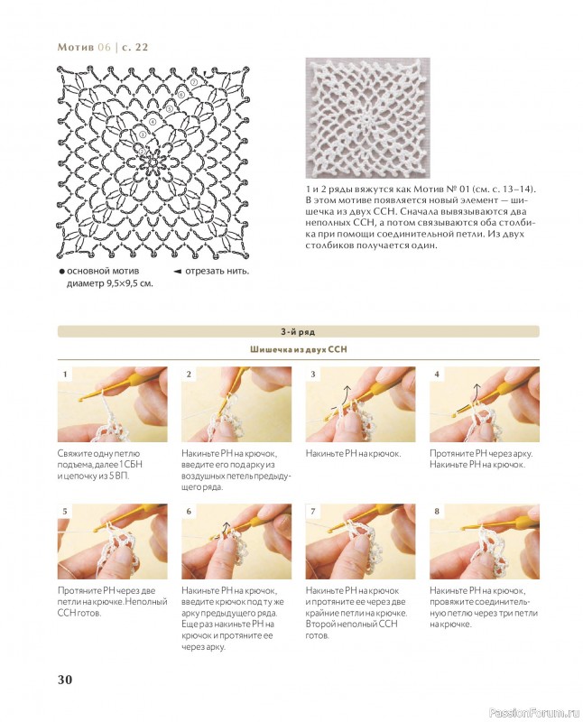 Вязаные проекты в книге &laquo;Ажурное вязание крючком с Казе Кобо&raquo;