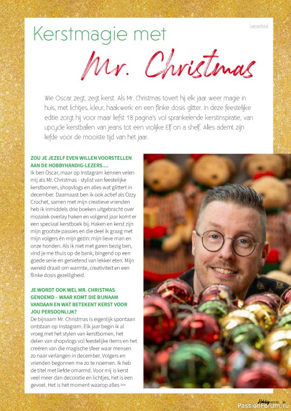 Коллекция проектов для рукодельниц в журнале «HobbyHandig №257 2025»