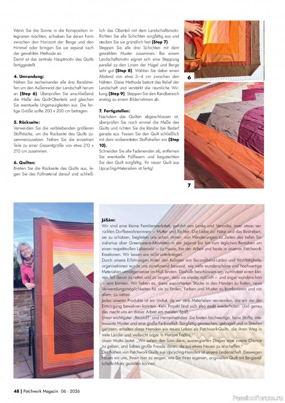 Коллекция проектов для рукодельниц в журнале &laquo;Patchwork Magazin №6 2026&raquo;