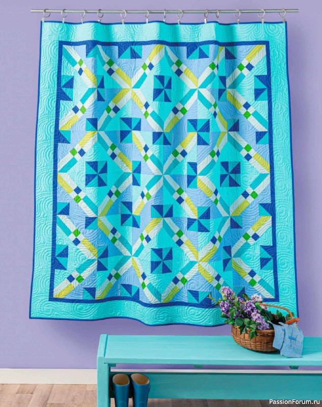 Коллекция проектов для рукодельниц в журнале «Quilter's World - Spring 2026»