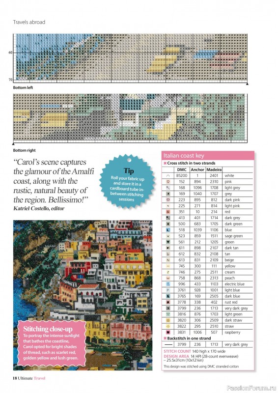 Коллекция вышивки в журнале &laquo;Ultimate Cross Stitch Travel 2026&raquo;