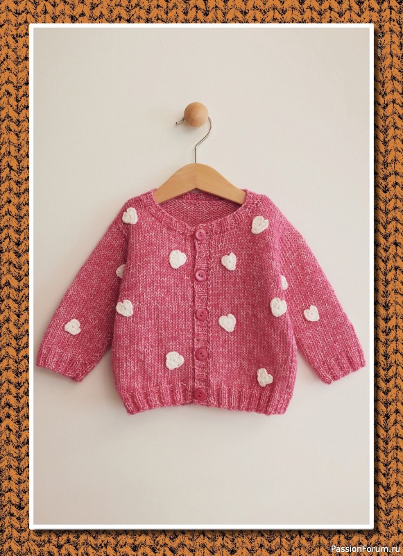 Вязаные модели для детей в журнале «Piu Maglia Bebe №4 2025»