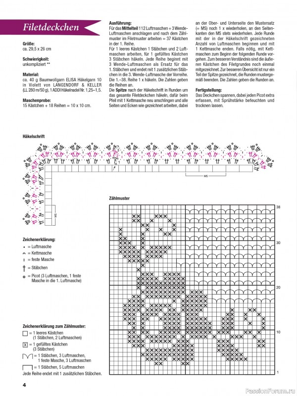 Вязаные проекты крючком в журнале «Filethäkeln Leicht Gemacht №4 2025»
