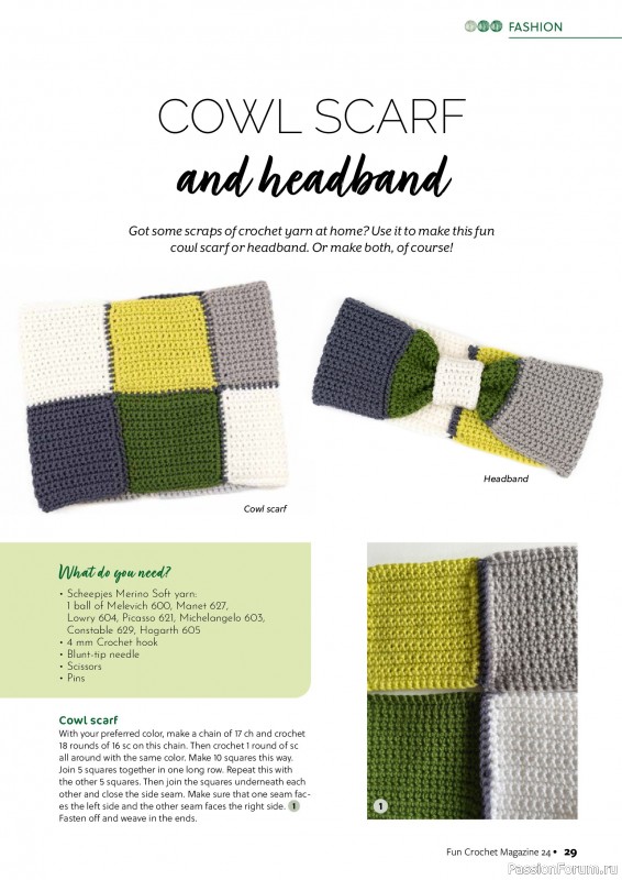 Вязаные проекты крючком в журнале «Fun Crochet Magazine №24 2025»