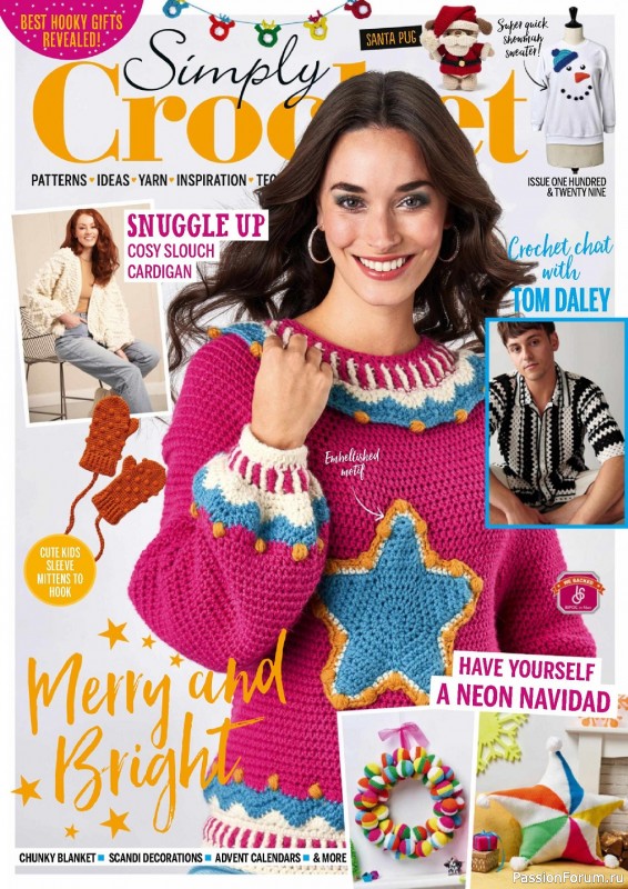 Вязаные проекты крючком в журнале «Simply Crochet №129 2022»