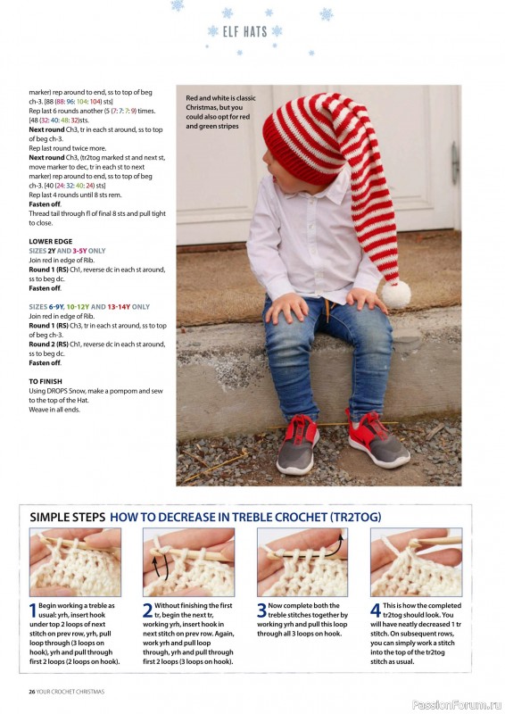 Вязаные проекты крючком в журнале «Your Crochet Christmas - 2025»
