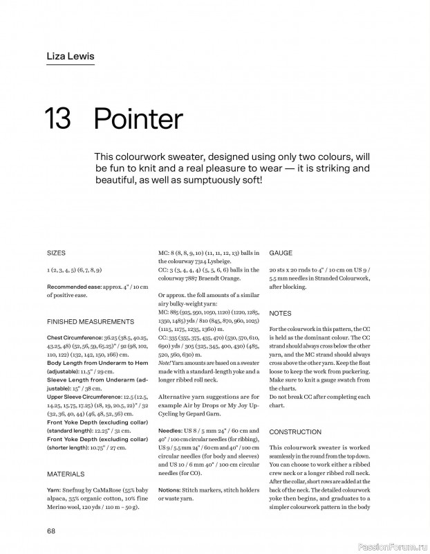 Вязаные проекты в книге &laquo;52 weeks of Sweater&raquo;. Часть 1