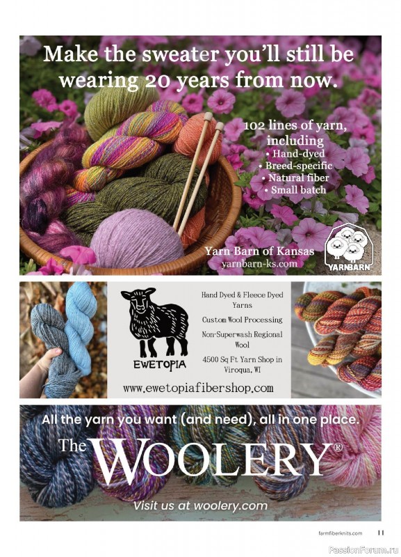 Вязаные проекты в журнале «Farm & Fiber Knits - Fall 2026»