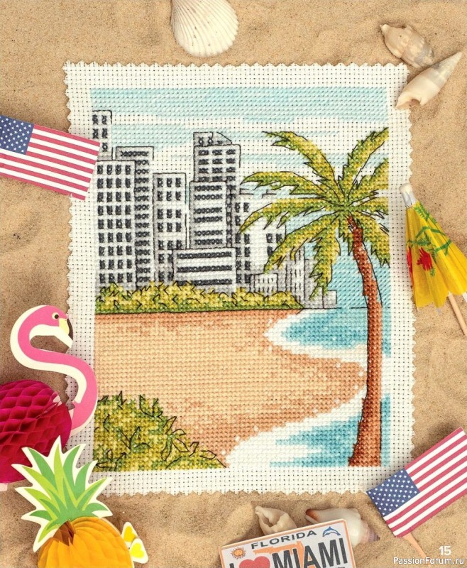 Коллекция вышивки в журнале «CrossStitcher №384 2022»