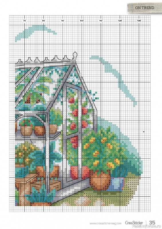 Коллекция вышивки в журнале «CrossStitcher №385 2022»