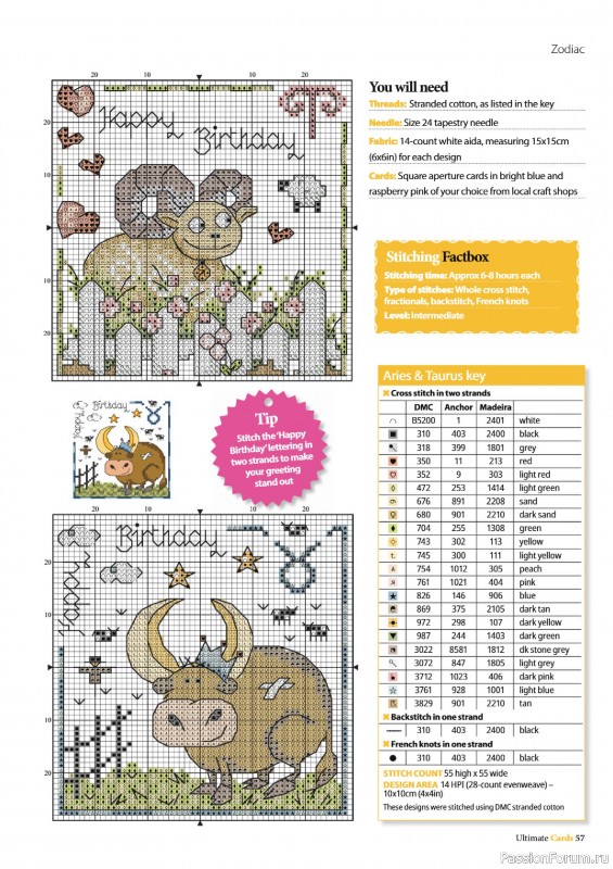 Коллекция вышивки в журнале «Ultimate CrossStitch – Cards 2026»