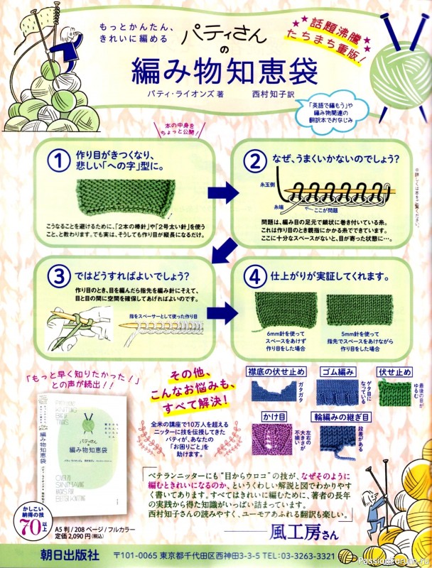 Вязаные модели в журнале &laquo;Keito Dama №201 - Spring 2024&raquo;