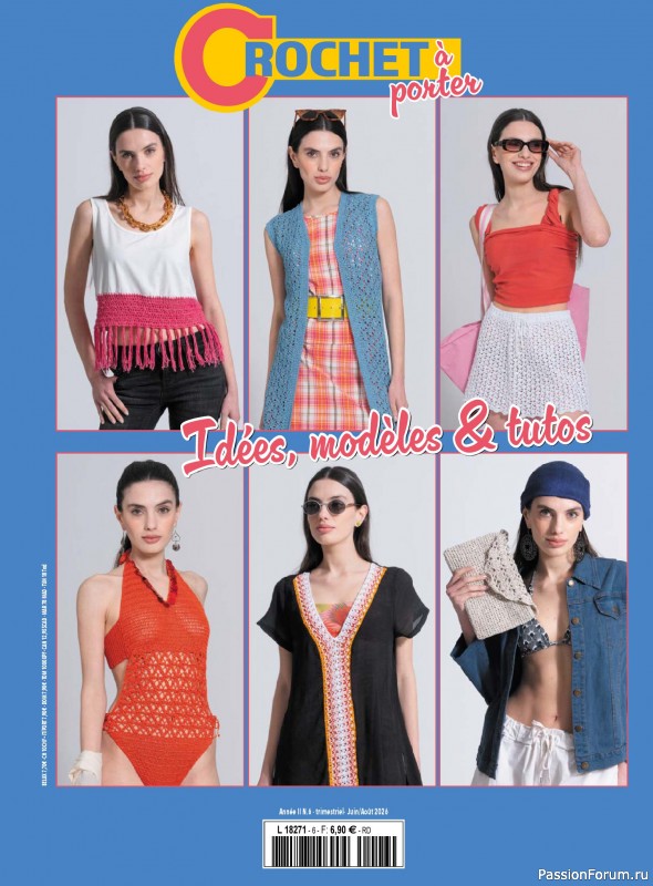 Вязаные проекты крючком в журнале &laquo;Crochet a porter №6 2026&raquo;