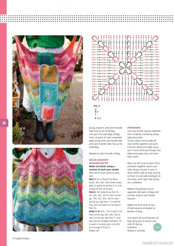 Вязаные проекты крючком в журнале «Inside Crochet №156 2023»