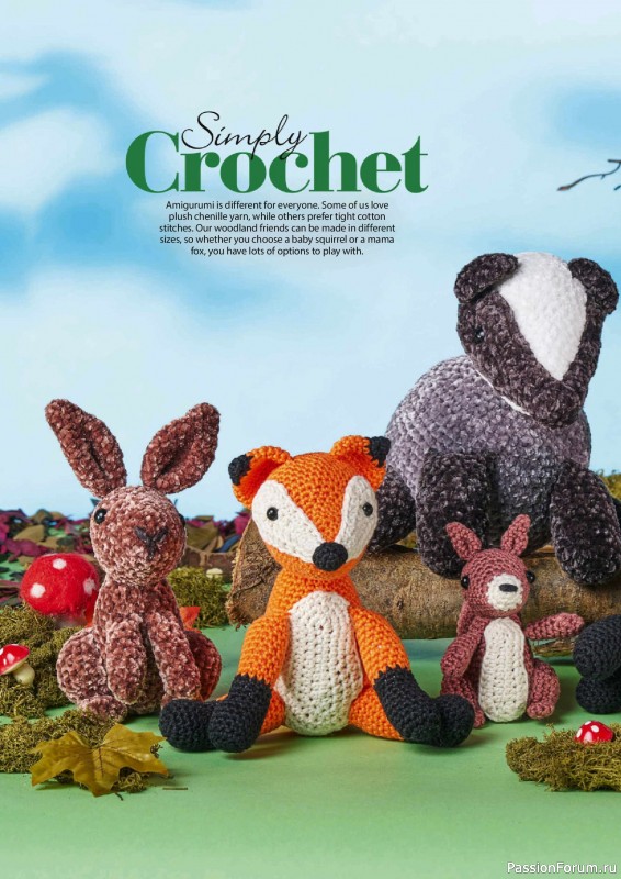 Вязаные проекты крючком в журнале «Simply Crochet №172 2026»
