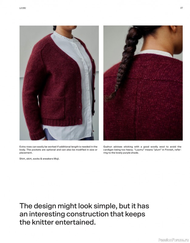 Вязаные проекты спицами в журнале «Laine Magazine №22 2024 Autumn»