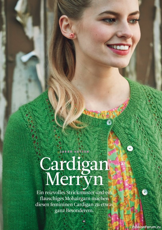 Вязаные проекты спицами в журнале &laquo;The Knitter №81 2026 Germany&raquo;