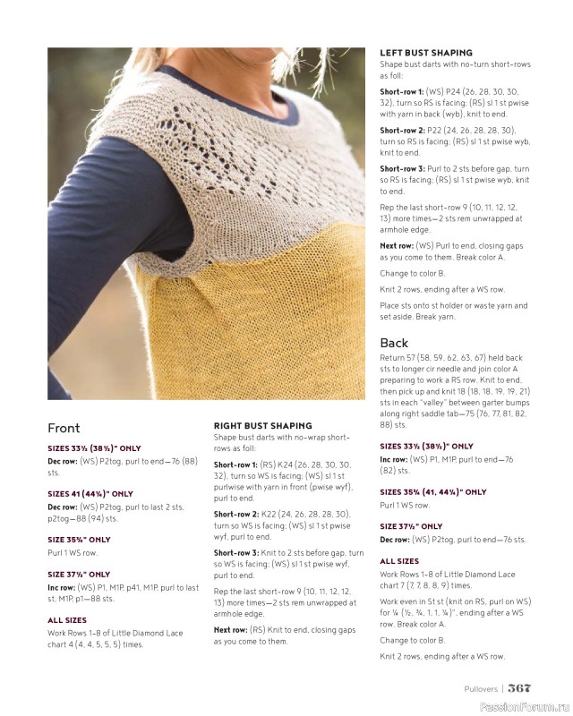 Вязаные проекты в книге &laquo;100 Knits: Interweave's Ultimate Pattern Collection&raquo;. Часть 3