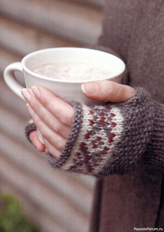 Вязаные проекты в книге &laquo;Библия многоцветных узоров Fair Isle&raquo;.