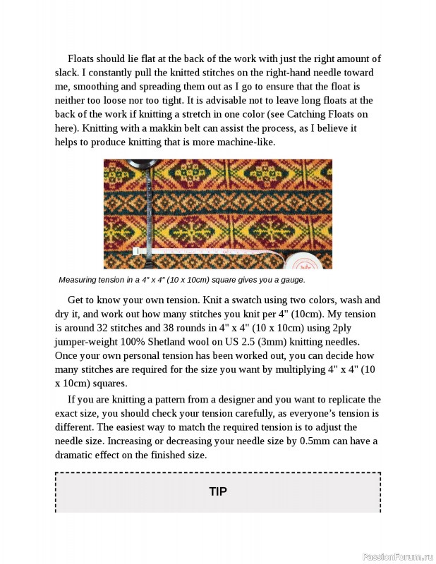 Вязаные проекты в книге «Fair Isle Knitting Tradition».