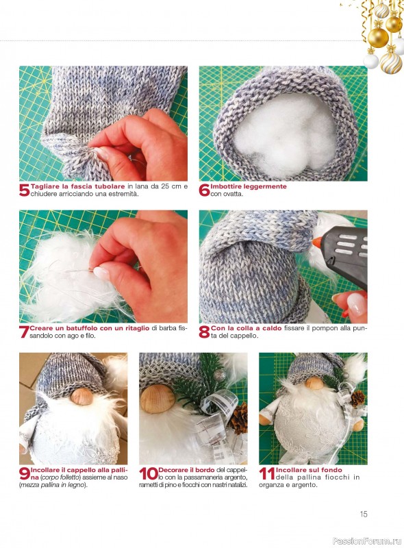 Коллекция проектов для рукодельниц в журнале «I Love Cucito Speciale №6 2025-2026 Natale»