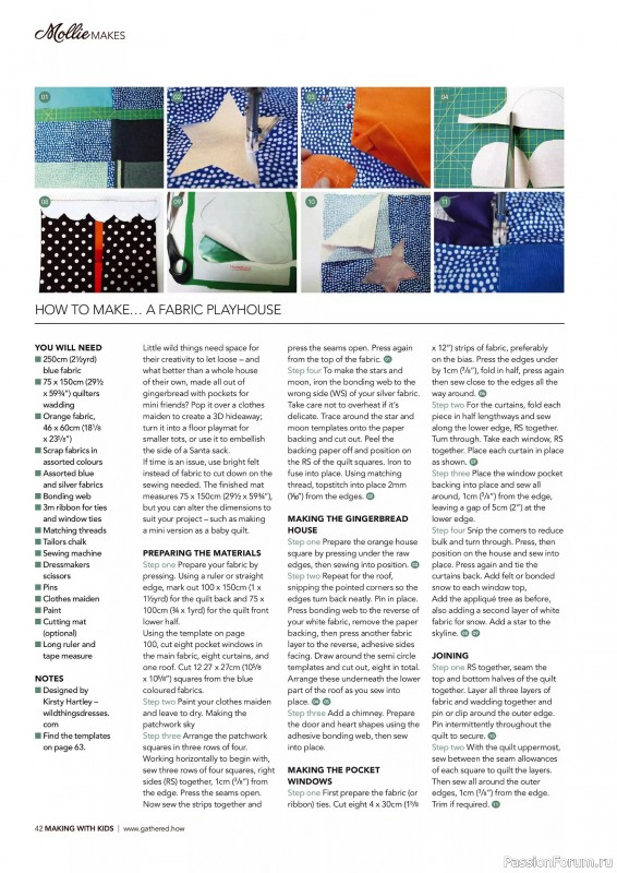 Коллекция проектов для рукодельниц в журнале «Mollie Makes – Making with Kids 2025»